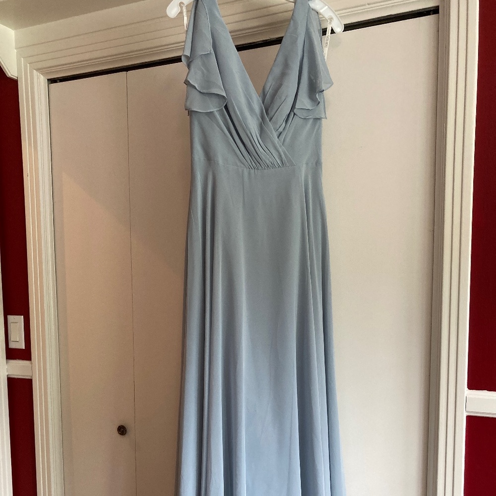 Dusty Blue Bridesmaid’s Dress
